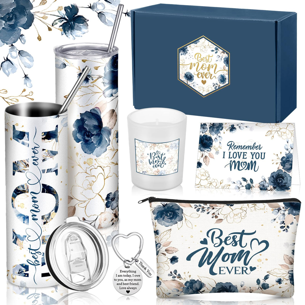 La Chuangdi-taza-termica-20oz con impresión floral mantiene bebidas calientes por horas.