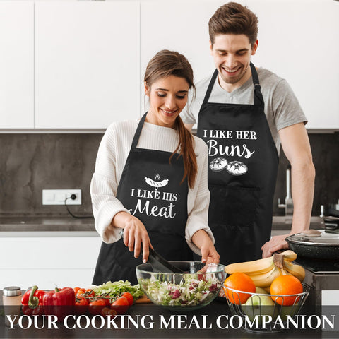 Delantal Chuarry para pareja, trasero, estilo único para la cocina