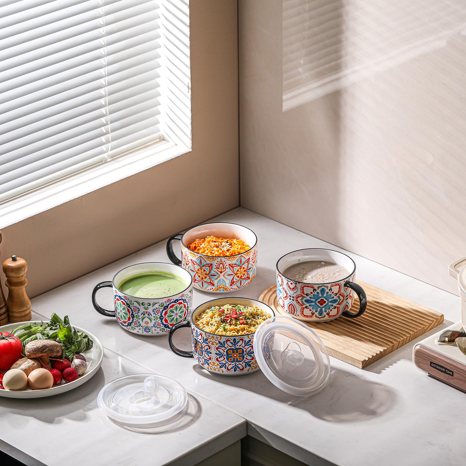 Chubacoo Taza para dormitorio u oficina, ideal para almuerzos.