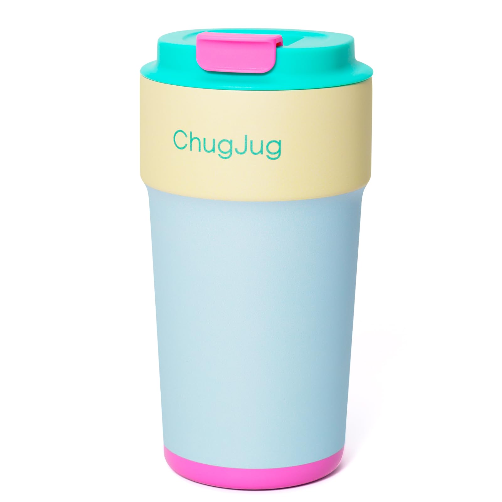 ChugJug taza viaje con cerámica interior mantiene sabor puro.