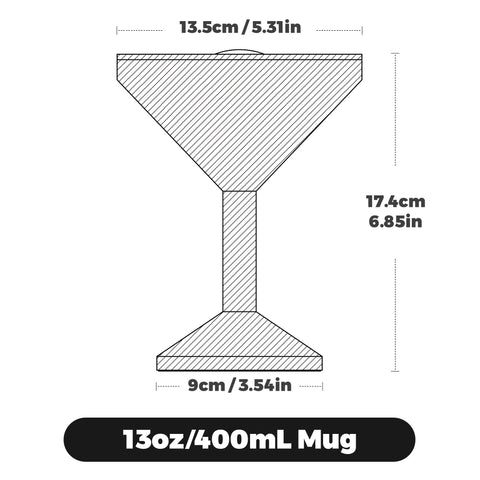 Vaso CHUGONGFANG para margarita con tapa, ideal para exteriores.