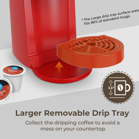 CHULUX bandeja-escurrido para tazas altas sin salpicaduras