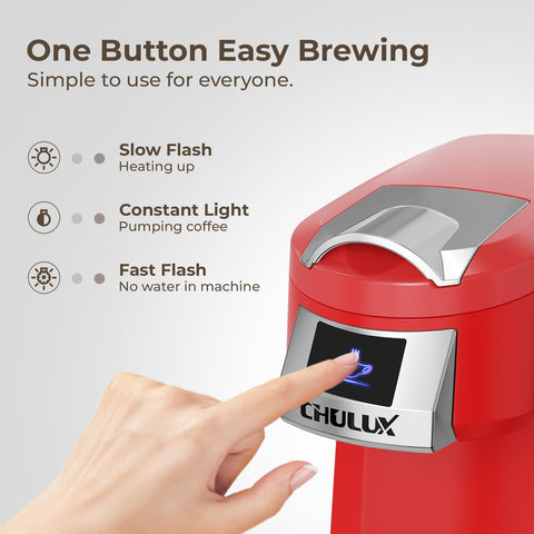 CHULUX botón-único-encendido facilita una preparación rápida