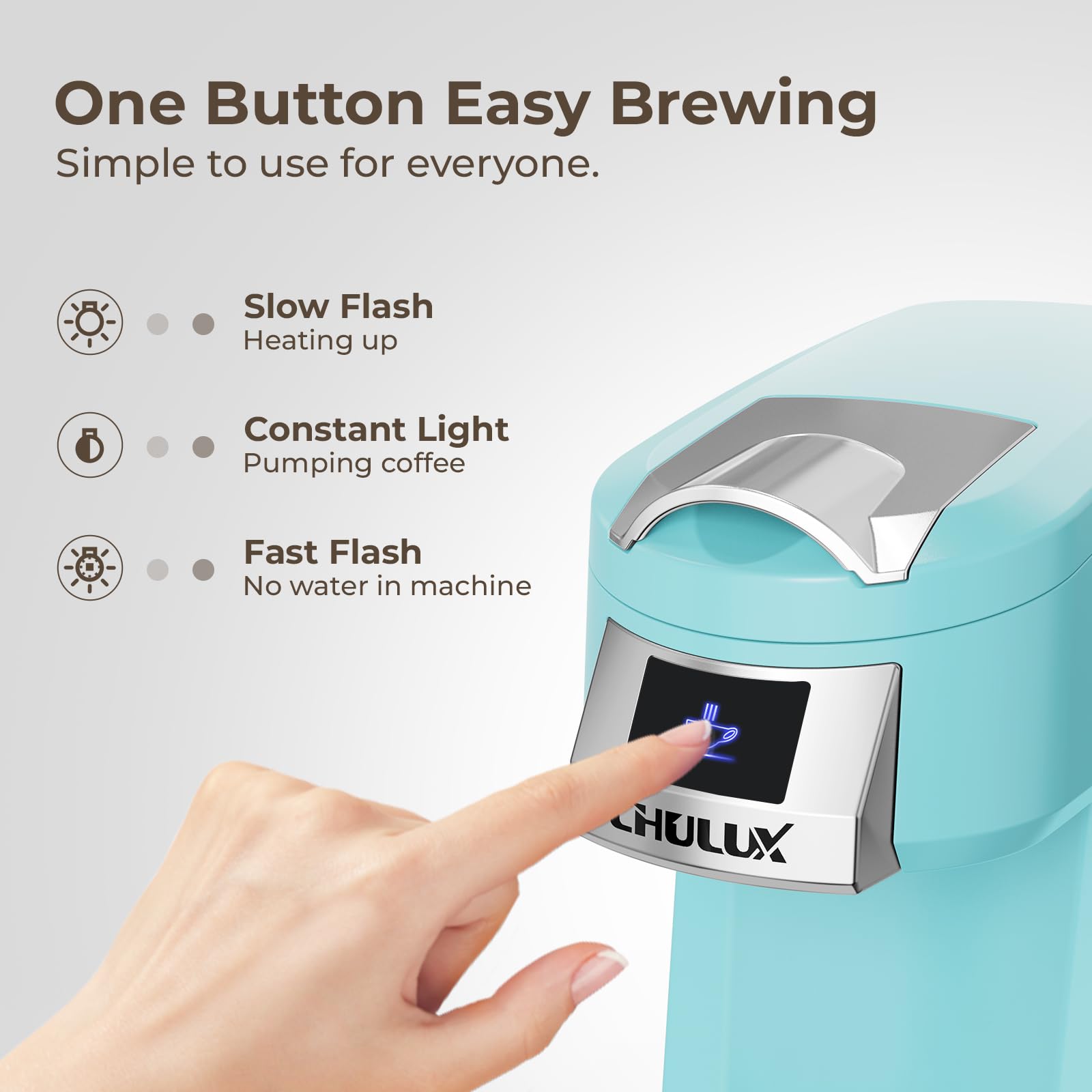 CHULUX diseno-compacto-portatil: ideal para espacios reducidos