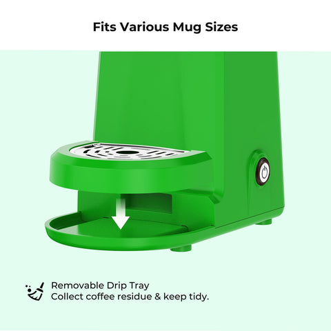 CHULUX cafetera para-oficina-cocina-portatil: cabe en espacios reducidos.