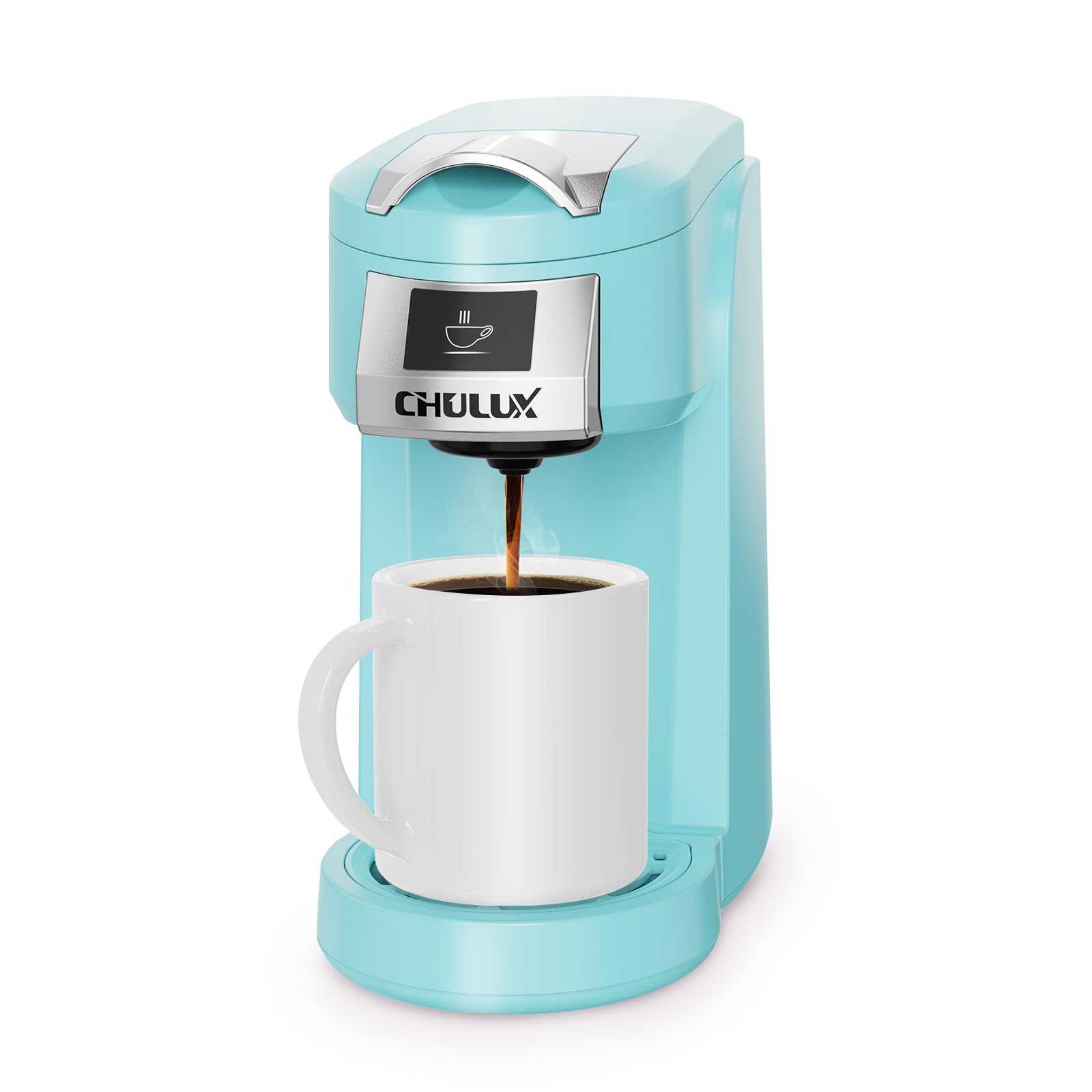CHULUX cafetera una-taza-boton: uso rapido para la mañana