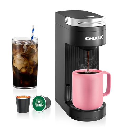CHULUX cafetera una-taza k-pod: café rápido para empezar el día