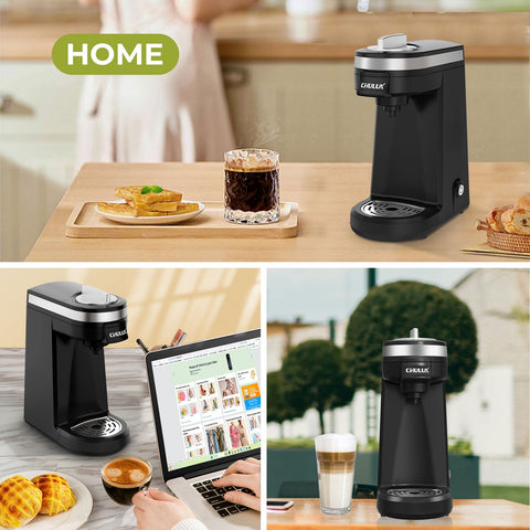 Soporta cápsula K-Cup para preparación rápida.