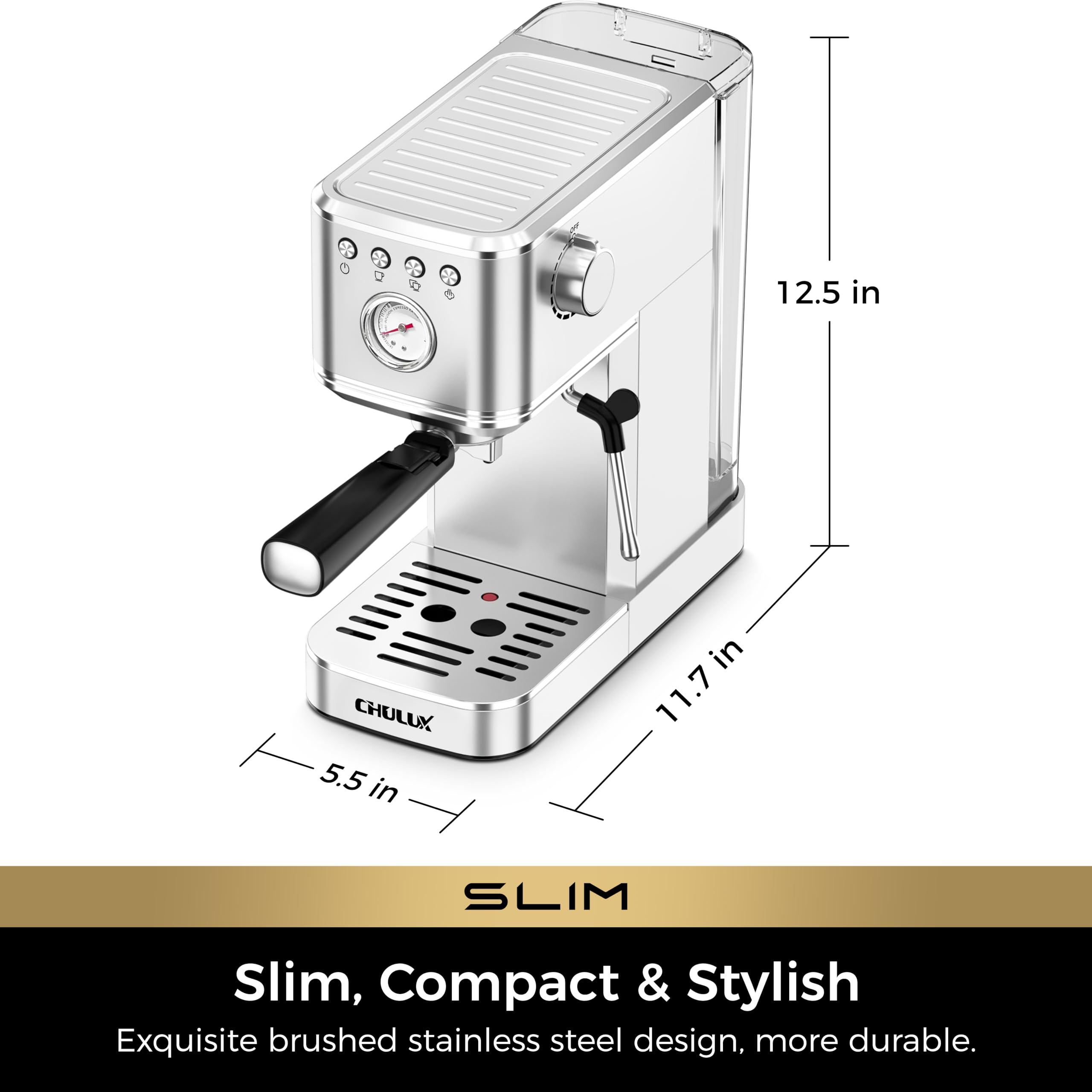 CHULUX Slim 2026 apagado automático a los 25 minutos por seguridad.