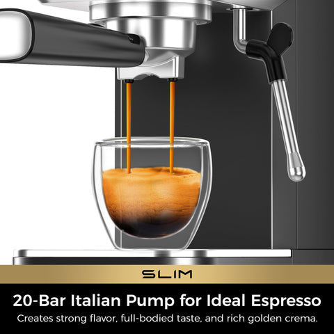 CHULUX Slim calentamiento rápido de 1350 W para espresso en minutos