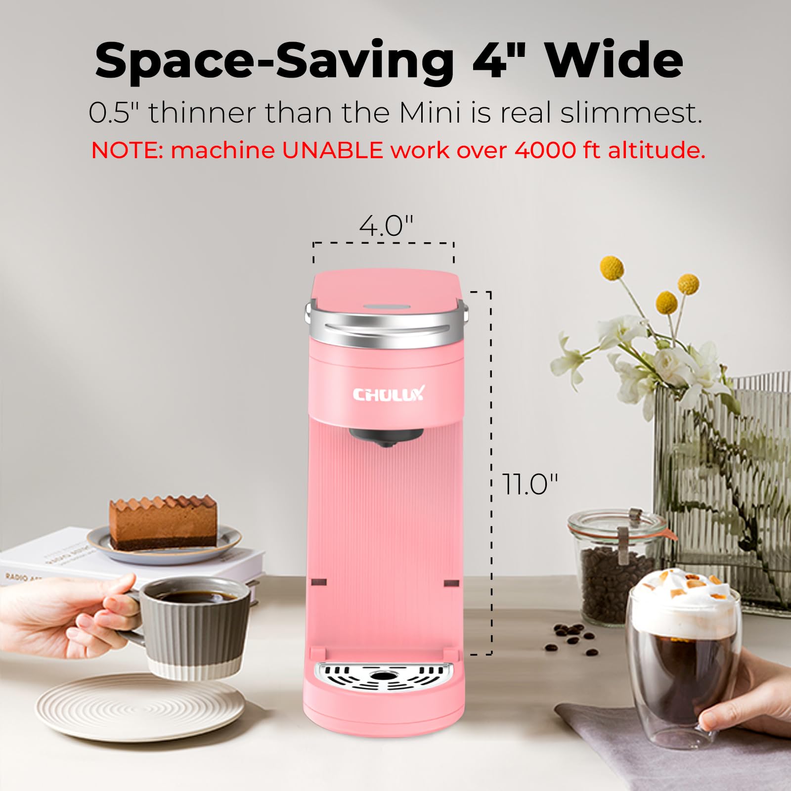 CHULUX Slim diseño compacto para espacios pequeños