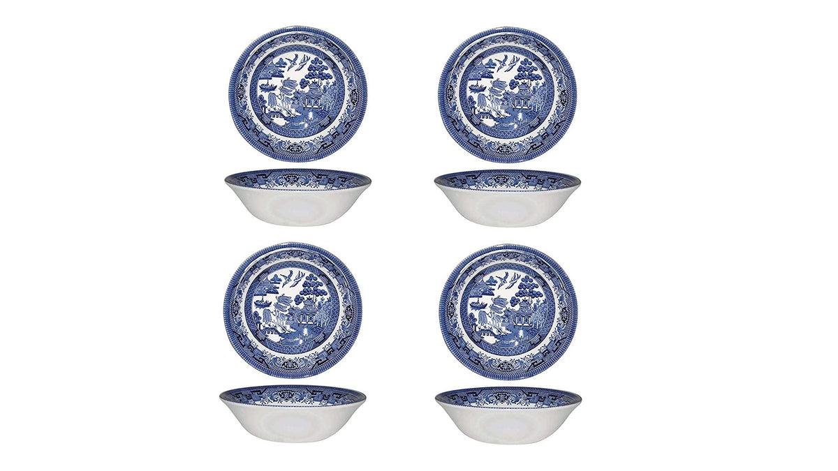 Cuenco Churchill Willow de 6 pulgadas, ideal para desayunos elegantes y apto para lavavajillas.