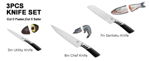 CHUSHIJI cuchillo pelador de 5 pulgadas perfecto para pelar frutas y verduras.