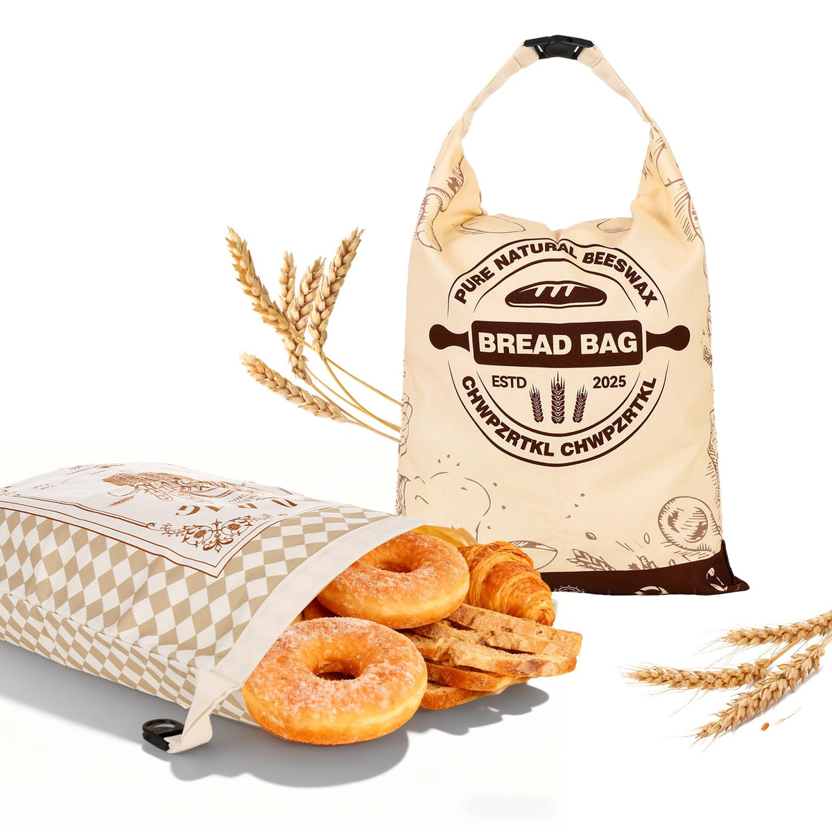CHWPZRTKL bolsa pan masa madre 12x16 para mantener la frescura.