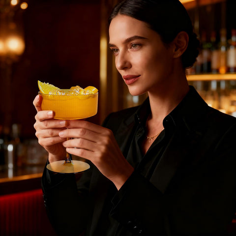 Ciaell copa martini para margaritas y whisky, realza la experiencia de servicio.