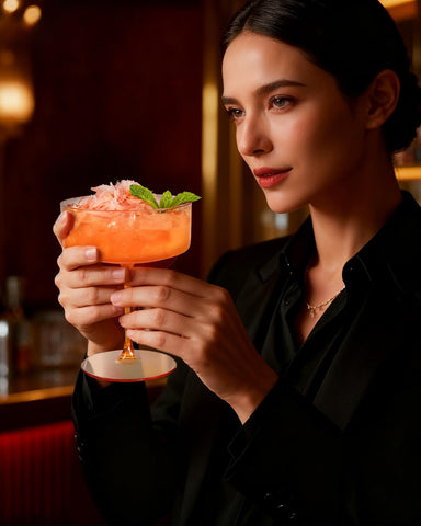 Ciaell copa martini plástica para fiestas y celebraciones con estilo.