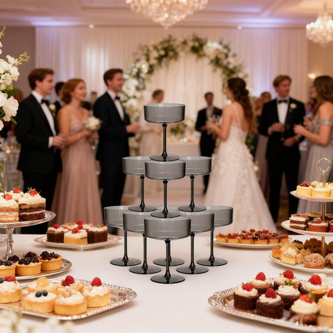 Copas martini elegantes para bodas de Ciaell, diseño versátil