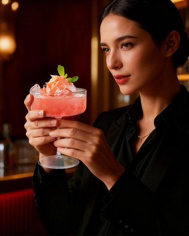 Ciaell copas versátiles de plástico, sirven cócteles, margaritas y postres.