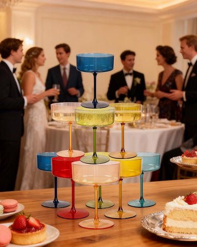 Ciaell juego de 12 copas martini plásticas, 10oz, para bares y fiestas.
