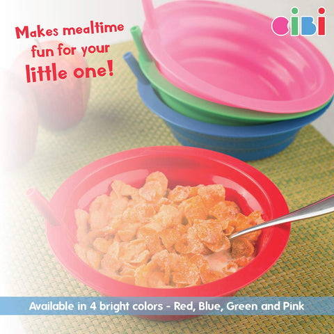Cibi cuencos apilables para desayuno, fáciles de guardar.