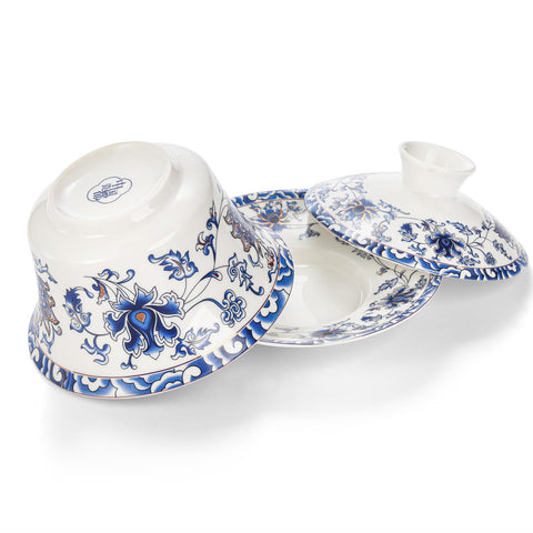 Bandejas de té en porcelana de Cididu para servir con estabilidad