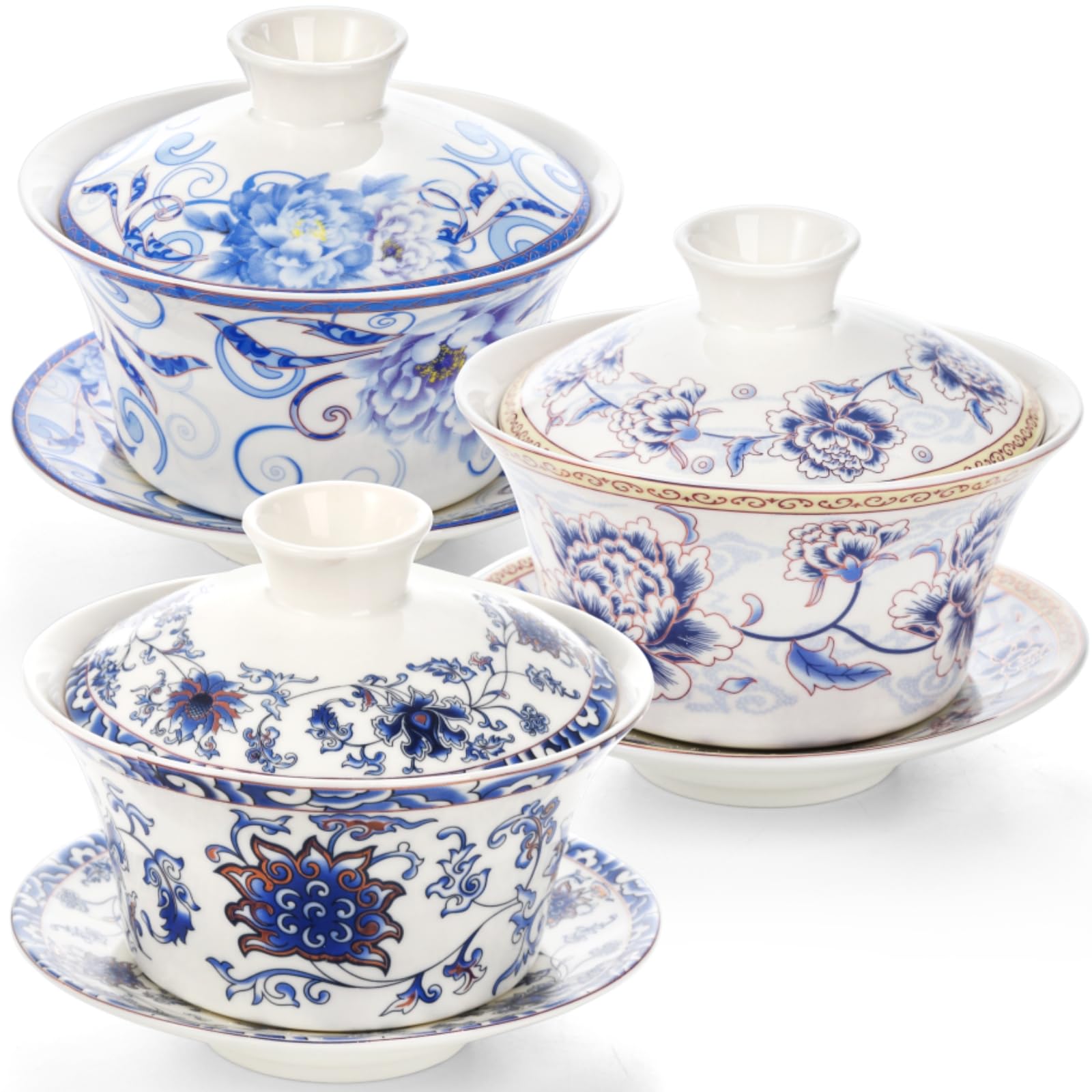 Conjunto Cididu de té chino con tapas y bandejas, ideal para degustaciones en casa