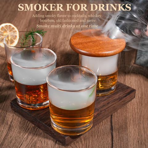 CIKSMO fumador para whisky en casa infunde aromas