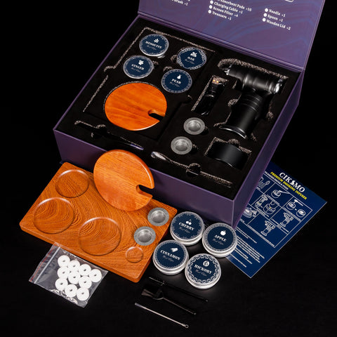 CIKSMO kit para cocteles infunde humo en whisky y bebidas