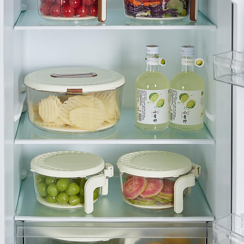 Cingfong recipiente de almacenamiento en nevera mantiene frutas frescas.