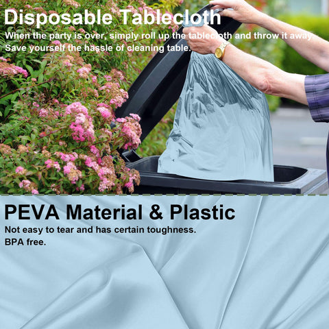 Mantel desechable de CINSOEN resistente a líquidos para mesa limpia