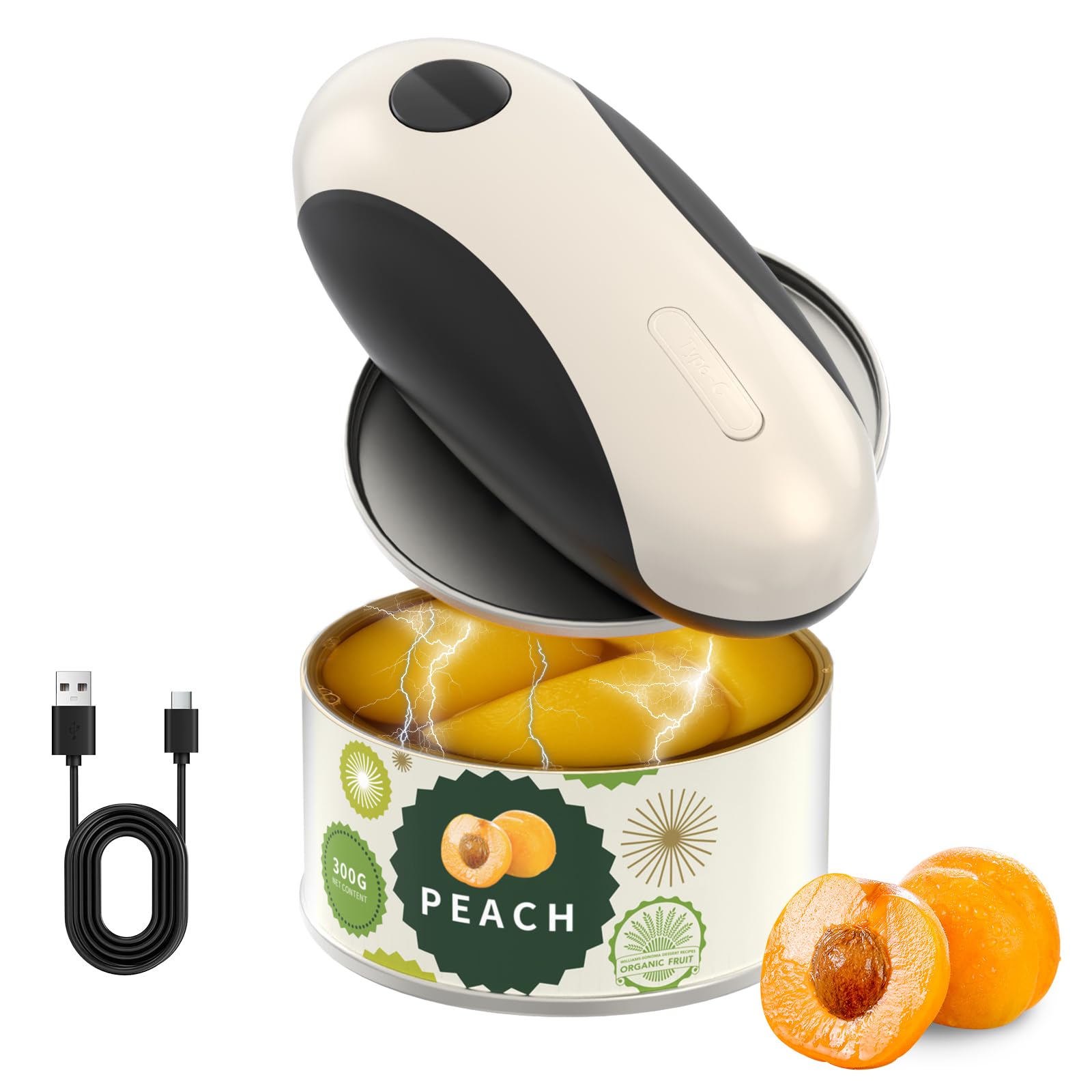 CIRCLE JOY abre latas con un solo toque para mayor comodidad.