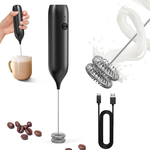 Batidor de leche recargable de CIRCLE JOY para espuma rápida en café