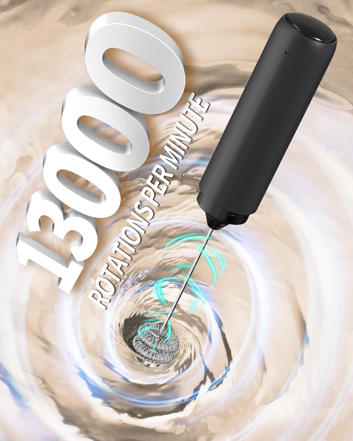 Circle Joy cabezal doble resorte espumador para espuma suave y espesa.