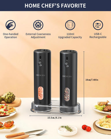 Circle Joy capacidad de 110 ml para rellenar con menos frecuencia.