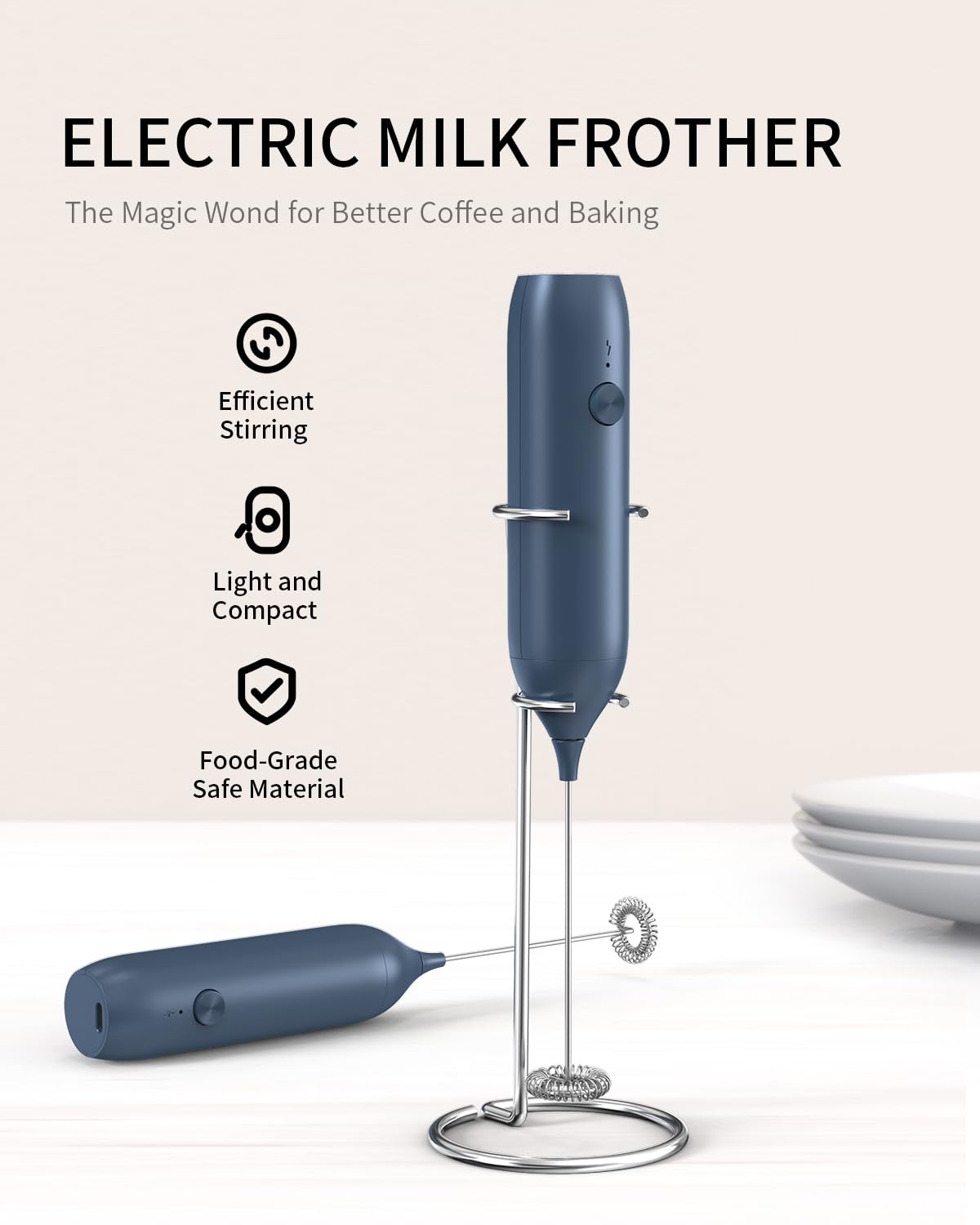 CIRCLE JOY recarga mediante USB para cargar sin complicaciones.