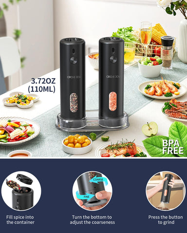 Circle Joy diseño negro con cuerpo de ABS para cocinas modernas.