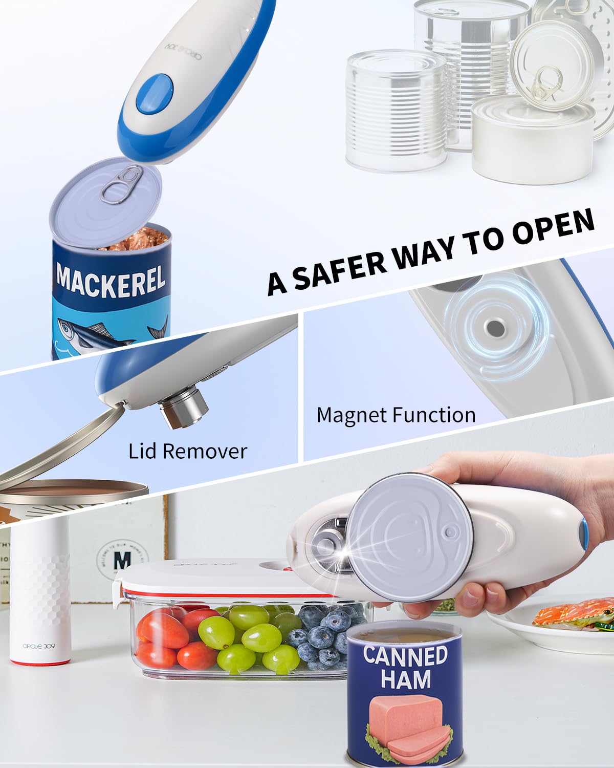 Circle Joy requiere cuatro pilas AA para potencia constante.