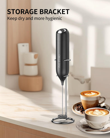 Circle Joy uso rápido en casa para capuchino y té verde.
