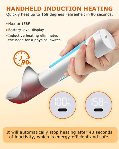 Circuiliving diseño ergonómico que reduce esfuerzo al servir helado.