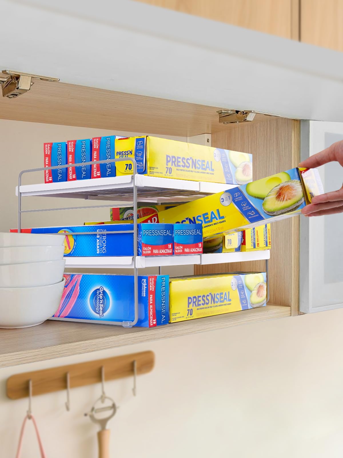 Cirhy base antideslizante mantiene estable el organizador.