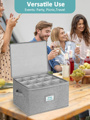 Cirhy caja copas apilable antipolvo: maximiza espacio y mantiene piezas limpias.