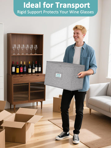 Cirhy caja copas mango reforzado: transporte cómodo incluso cargas pesadas.