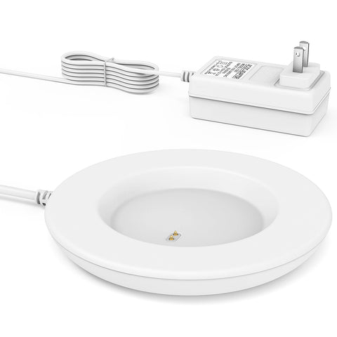 Cisain base de carga para tazas inteligentes en blanco, mantiene la bebida caliente.