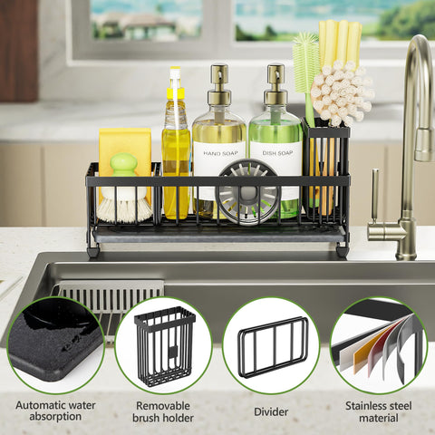 Cisily divisor ajustable crea tres compartimentos para ordenar utensilios