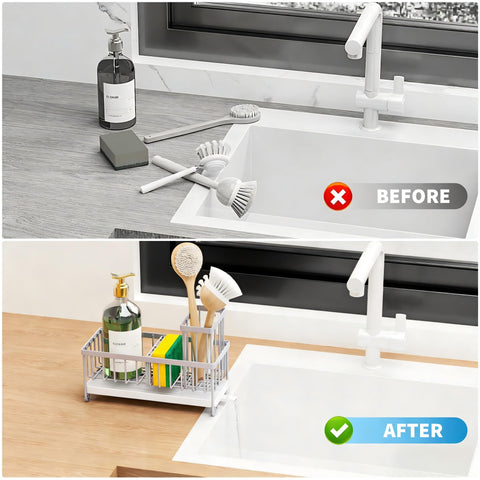 Cisily organizador de encimera para cocina mejora el flujo diario