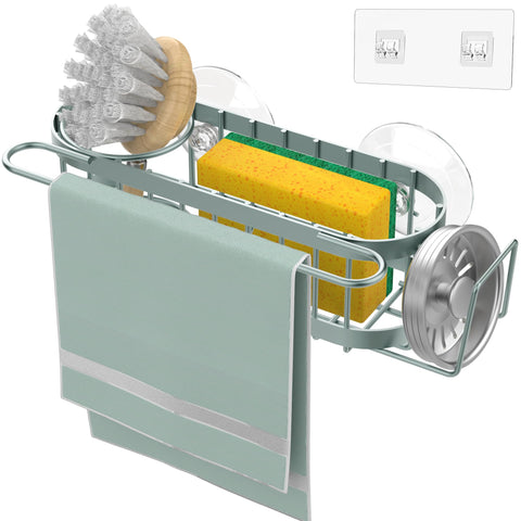 Cisily organizador de fregadero con doble sistema de montaje para mayor flexibilidad