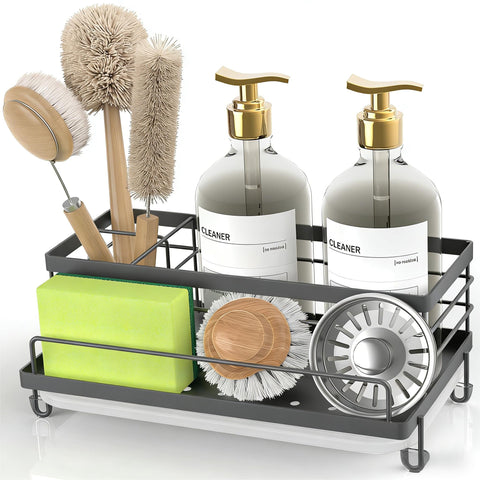 Cisily portaesponjas para cocina mantiene seco y ordenado el espacio de trabajo.