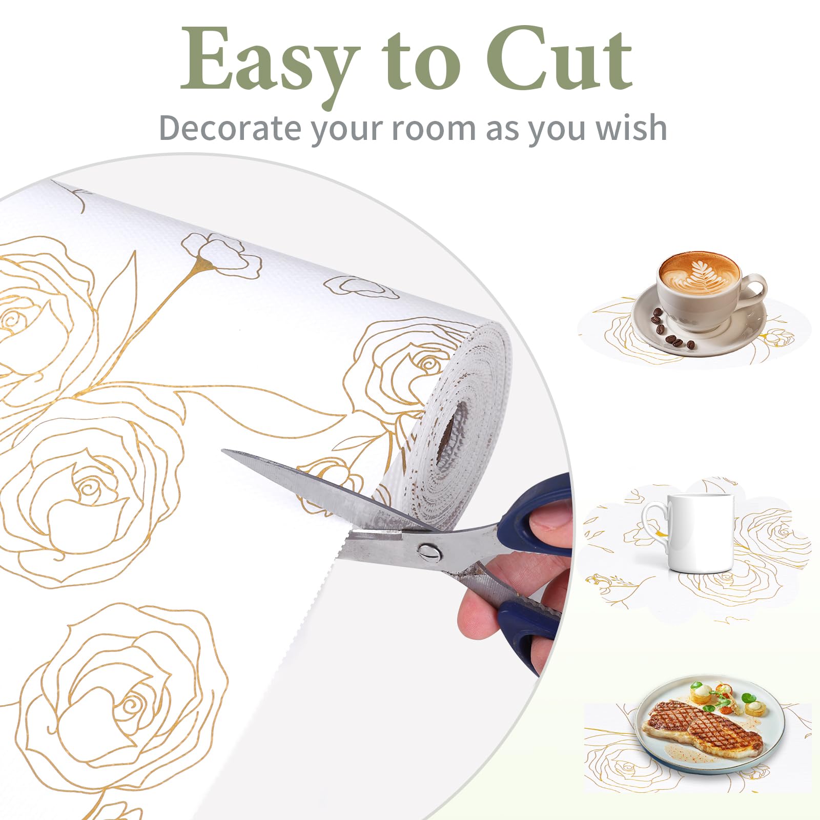 Cismmy material resistente al agua y a rayones, apto para cocina y taller.