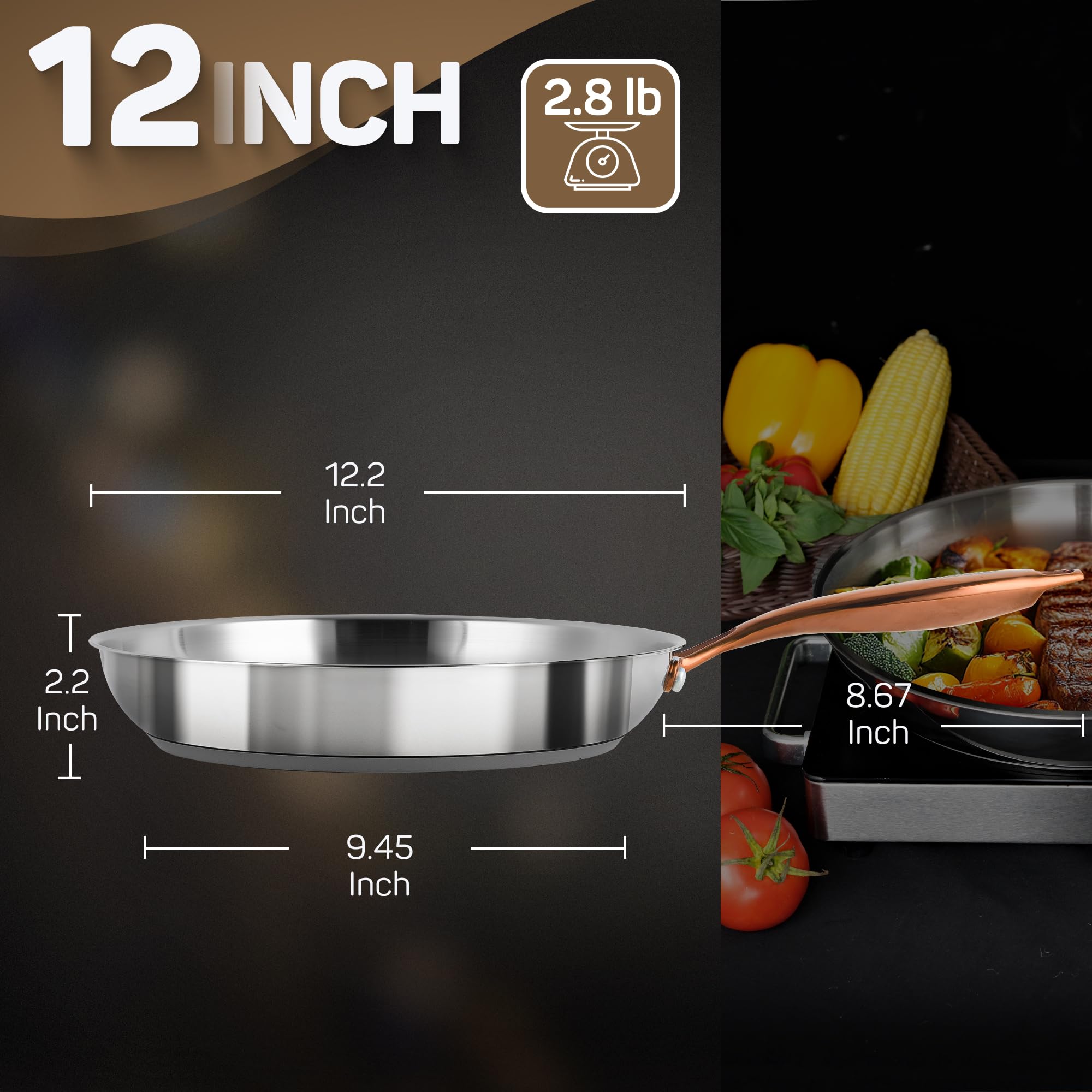 Materiales seguros ciwete sin PFOA PTFE PFOS para cocinar con tranquilidad