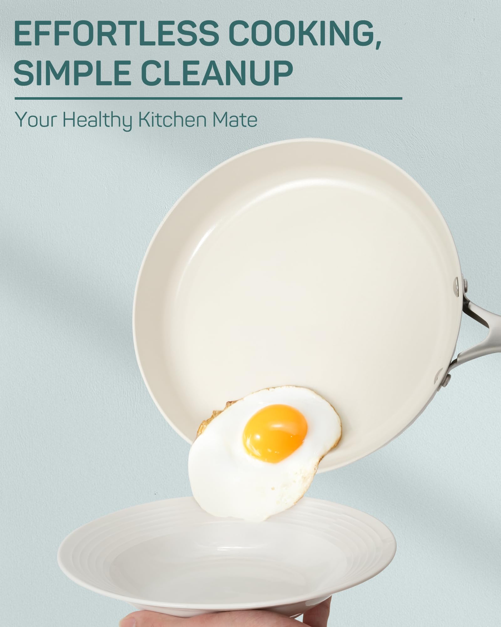ciwete olla 6qt con tapa verde: olla grande para guisos con cocción uniforme.